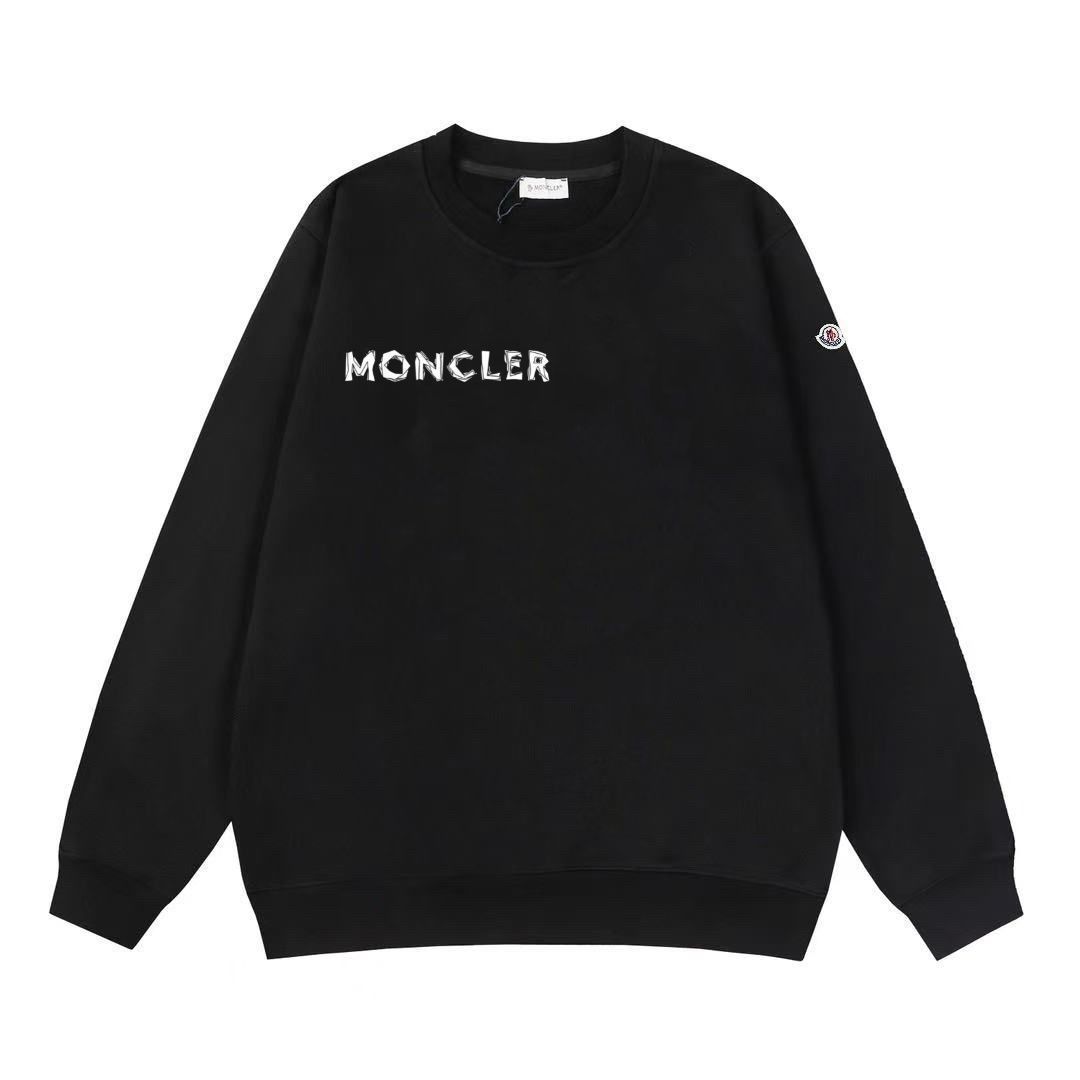 新品に近い 新型 人気 人気 新品 タグ付 MONCLER モンクレール パーカー 長袖Tシャツ トップス シンプルフード付きパーカー ユニセックス｜詳細画像