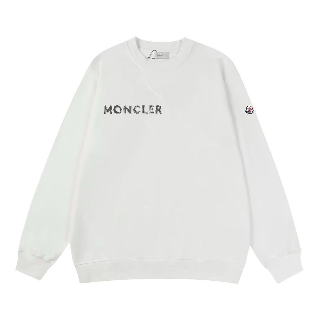 新品に近い 新型 人気 人気 新品 タグ付 MONCLER モンクレール パーカー 長袖Tシャツ トップス シンプルフード付きパーカー ユニセックス｜詳細画像