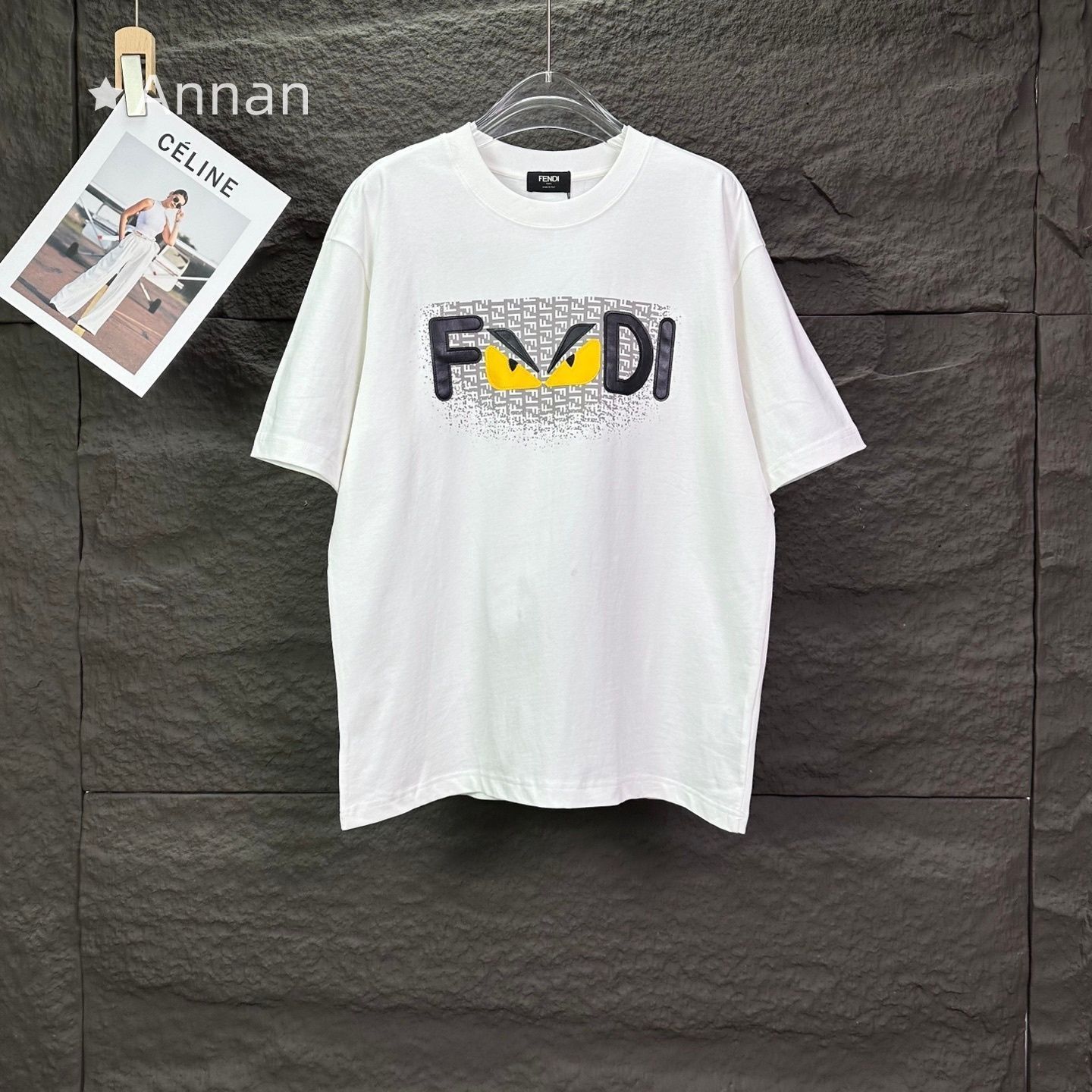 人気 極美品 FENDI フェンディ Tシャツ 半袖 夏服 トップス 男女兼用