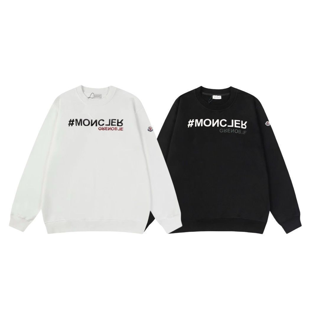 極美品 新品 タグ付 MONCLER モンクレール パーカー 長袖Tシャツ トップス シンプルフード付きパーカー ユニセックス