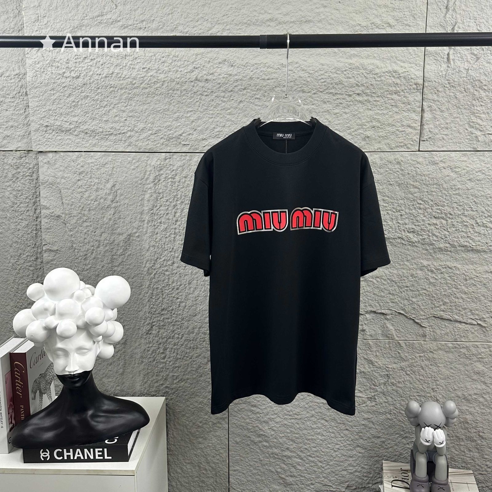 高級 人気商品MIUMIU ミュウミュウTシャツ 半袖 夏服 トップス 男女