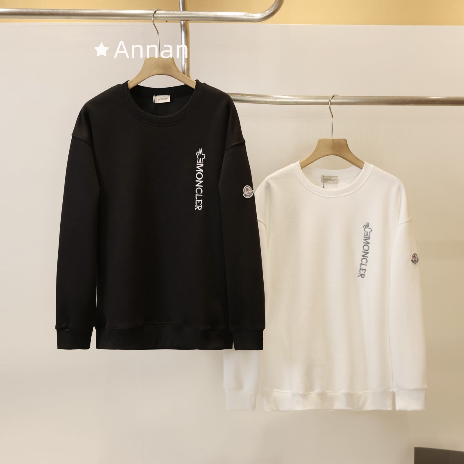 本日限定！タグ付 MONCLER モンクレール パーカー 長袖Tシャツ トップス シンプルフード付きパーカー ユニセックス