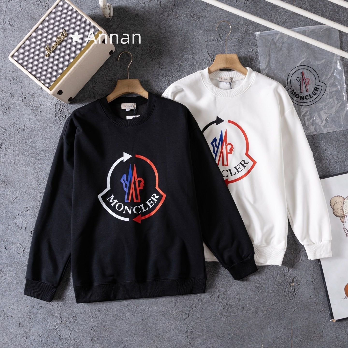 超極SSS新品 タグ付 MONCLER モンクレール パーカー 長袖Tシャツ トップス シンプルフード付きパーカー ユニセックス
