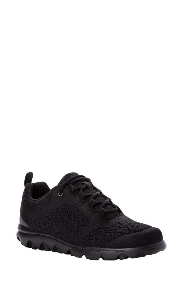 プロプト レディース シューズ スニーカー レース ニット ProptravelActiv Knit LaceUp Sneaker All Black ブラック