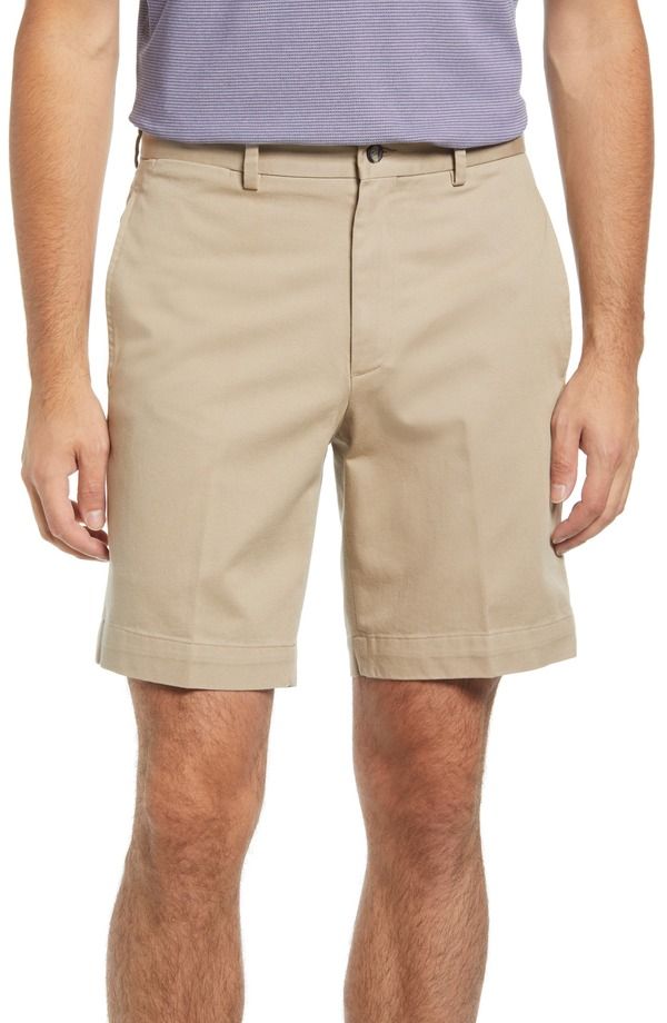 ベール メンズ ボトムス ハーフパンツ・ショーツ ショートパンツ Berle Charleston Khakis Flat Front Chino Shorts Khaki カーキ