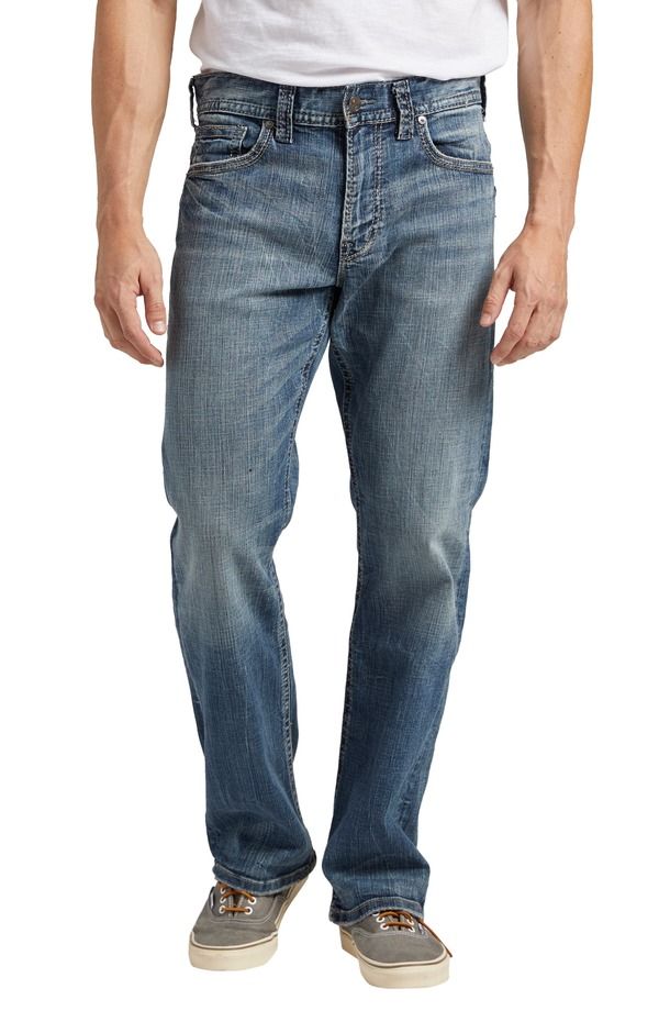 シルバー ジーンズ メンズ ボトムス デニムパンツ リラックスフィット ストレート Silver Jeans Co Gordie Relaxed Fit Straight Leg Jeans Indi