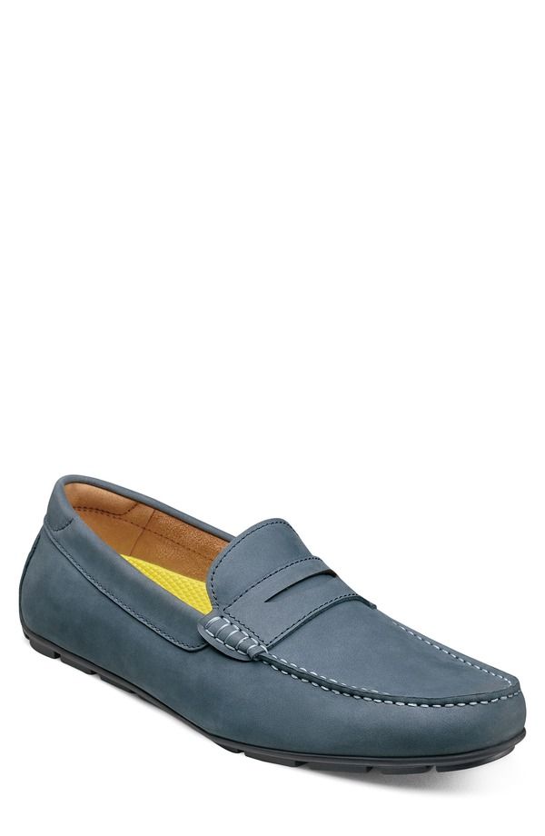 フローシャイム メンズ シューズ ローファー Florsheimotor Driving Loafer Lagoon Blue ブルー
