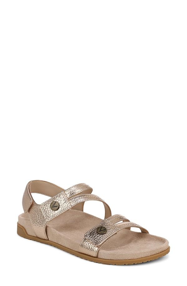 バイオニック レディース シューズ サンダル アンクル Vionic Essie Ankle Strap Sandal Multiple Widths Available Bronze マルチカラー