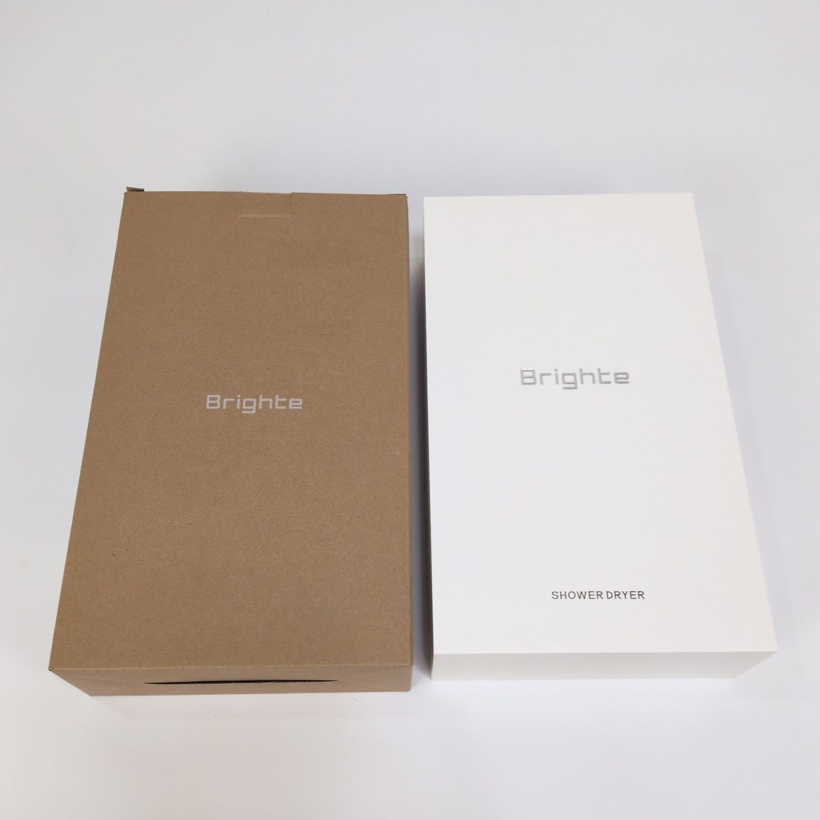 美品 Brighte SHOWER DRYER ホワイト ヘアドライヤー ブライト シャワードライヤー 本体 BRT-SD173WH