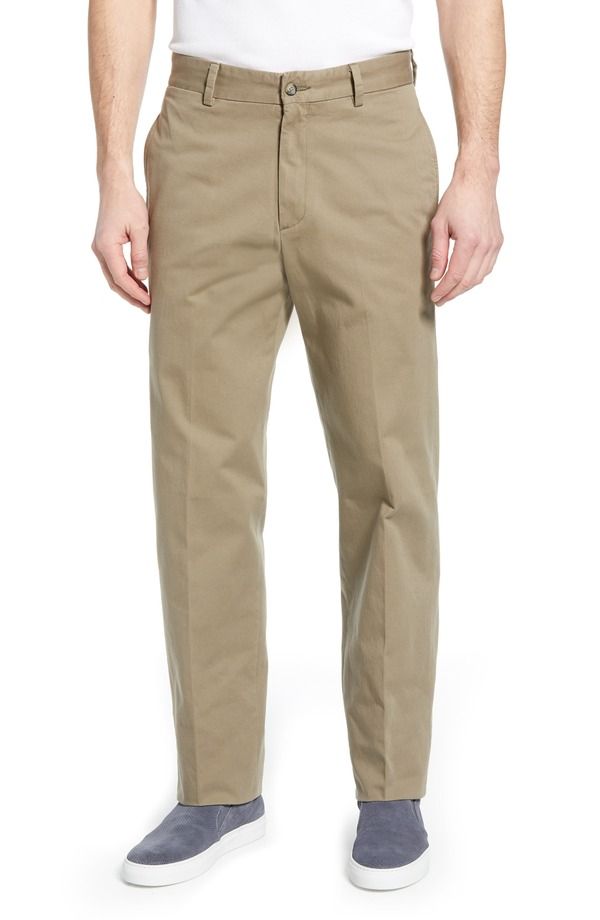 ベール メンズ ボトムス カジュアルパンツ Berle Charleston Khakis Flat Front Chino Pants Olive オリーブ