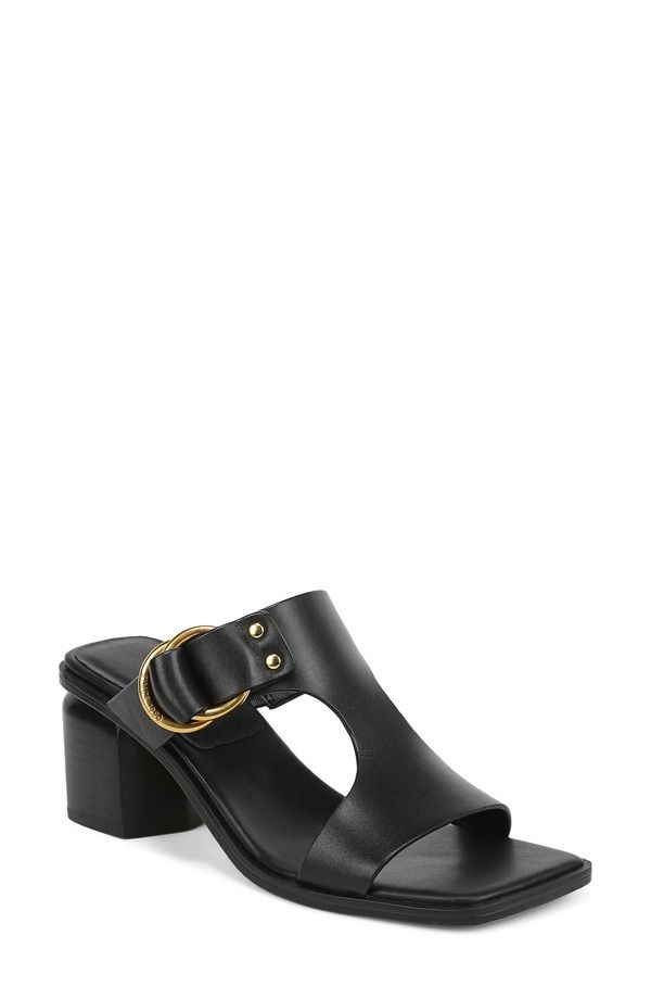 フランコサルト レディース シューズ ヒール サンダル Franco Sarto Roux Slide Sandal Black ブラック