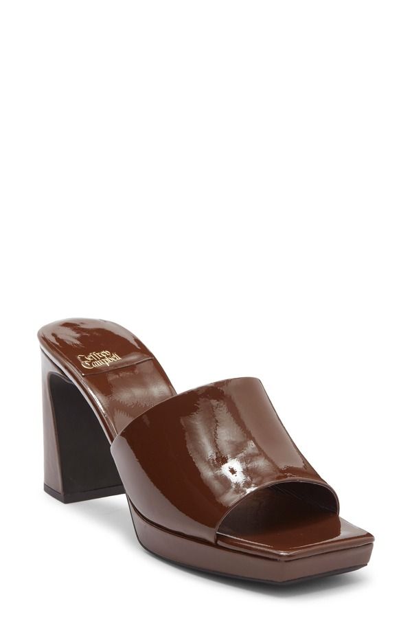ジェフリー キャンベル レディース シューズ ヒール サンダル Jeffrey Campbell Dress Code Sandal Dark Brown Patent ブラウン