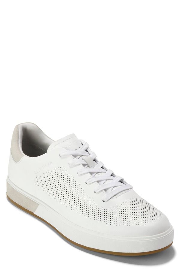 コールハーン メンズ シューズ スニーカー Cole Haan GrandPro Angleace Sneaker Optic White Silver Birch ホワイト