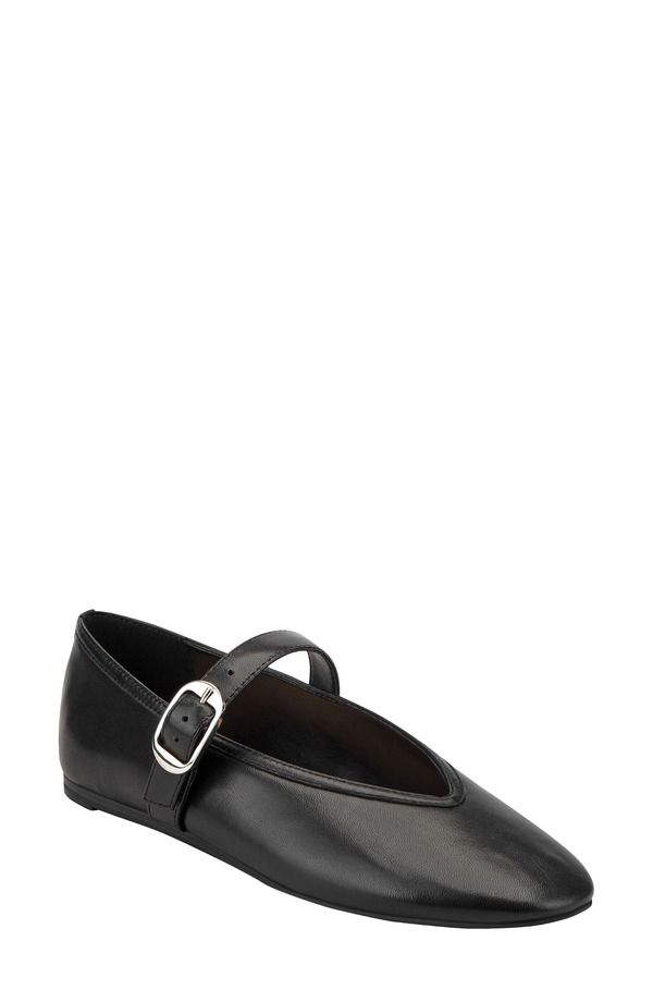 マーク・フィッシャー レディース シューズ パンプス Marc Fisher LTD Godea Mary Jane Flat Black ブラック