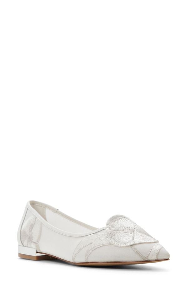 テッドベーカー レディース シューズ パンプス Ted Baker Ella Mae Pointed Toe Flat White ホワイト