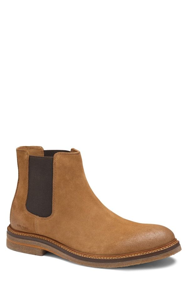 ジョンストンアンドマーフィー メンズ シューズ ブーツ・レインブーツ チェルシーブーツ チェルシー Johnston Murphy Calder Chelsea Boot Snuff Waxed Su