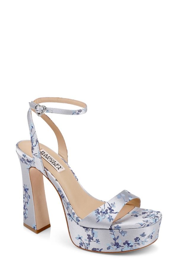 バッドグレイミッシカ レディース シューズ ヒール プラットフォーム サンダル アンクル Badgley Mischka Collection Caiankle Straplatform Sandal