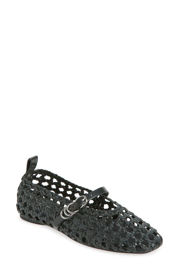 ラグアンドボーン レディース シューズ パンプス rag bone Spire Woven Mary Jane Flat Black ブラック