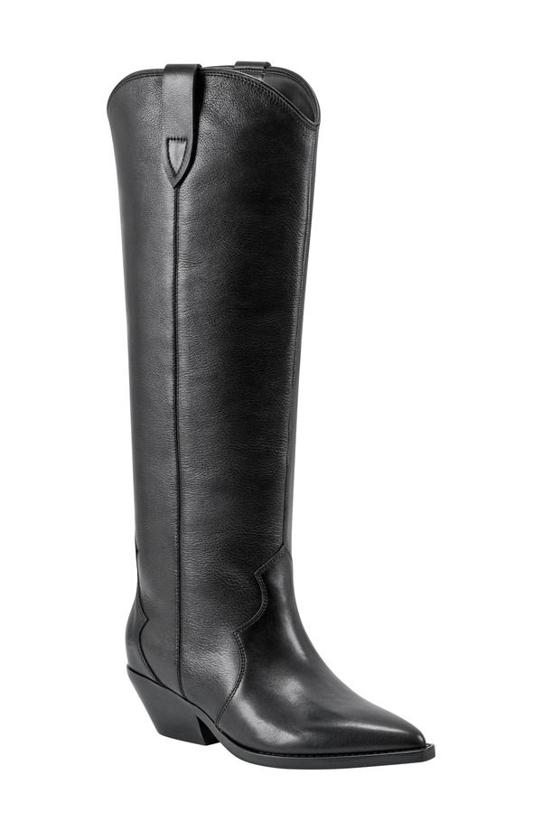 マーク・フィッシャー レディース シューズ ブーツ・レインブーツ Marc Fisher LTD Ander Knee High Boot Black ブラック