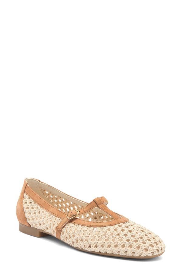 ポール・グリーン レディース シューズ パンプス Paul Green Anabele Mary Jane Flat Diva Royal Natural Nubuck