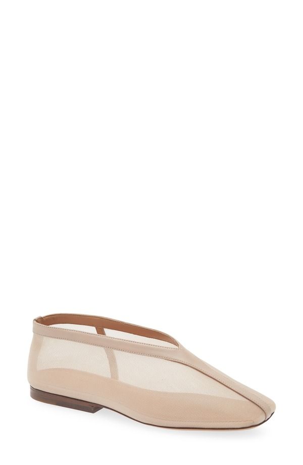 マンサーガブリエル レディース シューズ パンプス Mansur Gavriel Square Toe Flat Ballet