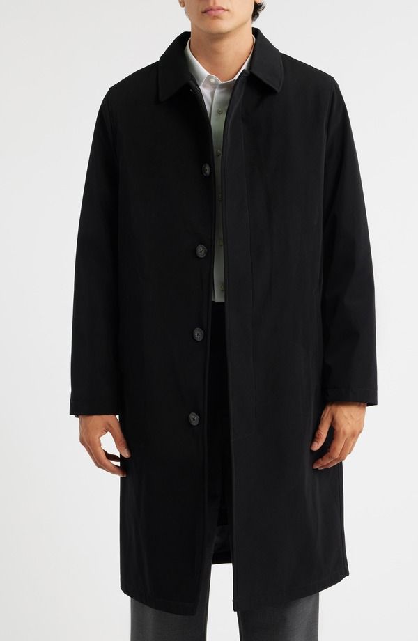ハート シャフナー マルクス メンズ アウター ジャケット・ブルゾン コート Hart Schaffner Marx Joshua Hooded Raincoat Black ブラック