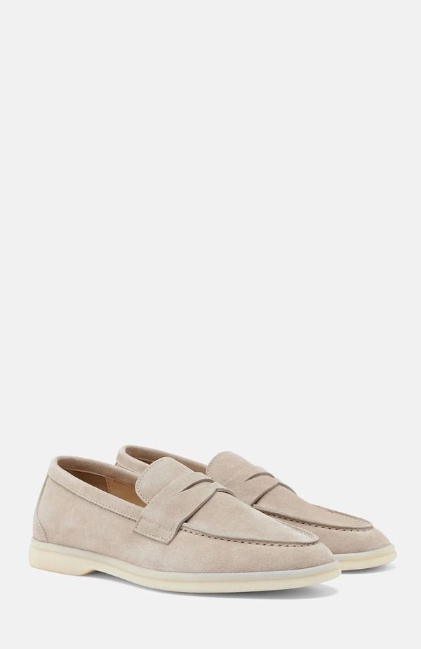 スカロッソ レディース シューズ スリッポン・ローファー SCAROSSO Luciana Loafersand Suede サンド