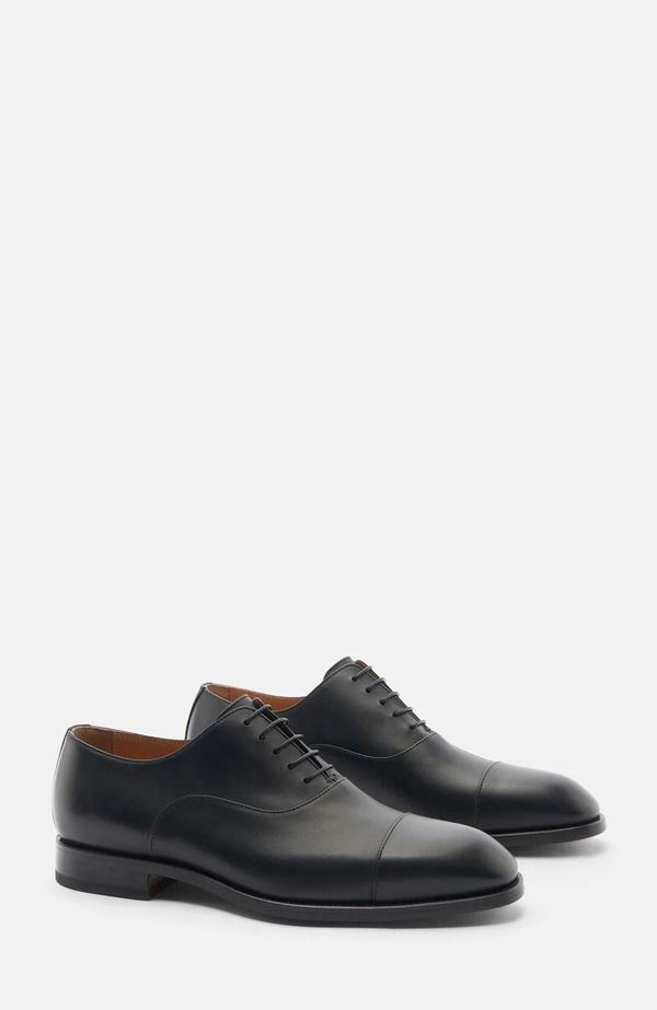 スカロッソ メンズ シューズ オックスフォード SCAROSSO Salvatore Oxfords Black Calf ブラック