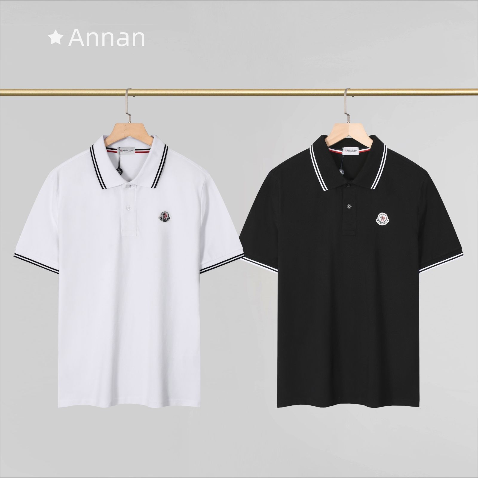 限定品★★ 新品 タグ付 MONCLER モンクレール ポロシャツ 半袖シャツ POLO メンズ レディース ユニセックス カジュアル