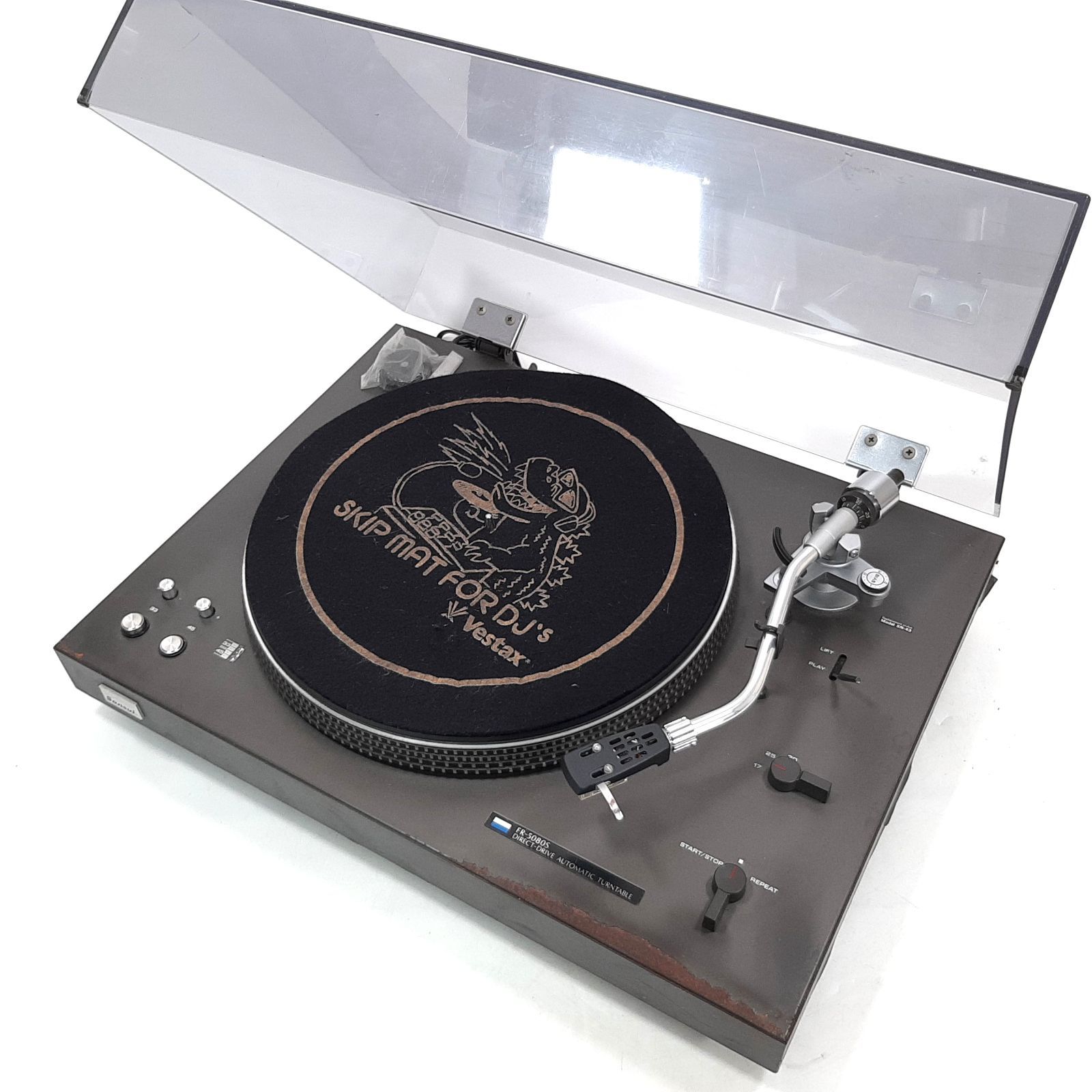 Sansui FR-5080S ダイレクトドライブ自動ターンテーブル カートリッジ付き ダストカバー付き ジャンク