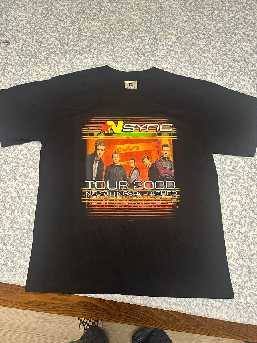インシンク ジャスティン・ティンバーレイク 2000 ツアー ヴィンテージ Tシャツ