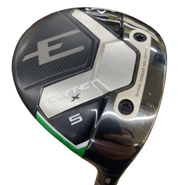 【中古】 キャロウェイ ELYTE X 5W フェアウェイウッド FW VENTUS GREEN 50 for CW(ELYTE FW) (フレックスS) メンズ 男性用 右利き 右用 Cランク ゴルフクラブ