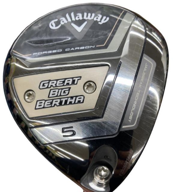 【中古】 キャロウェイ GREAT BIG BERTHA(2023) 5W フェアウェイウッド FW 純正特注シャフト (フレックスS) メンズ 男性用 右利き 右用 Cランク ゴルフクラブ