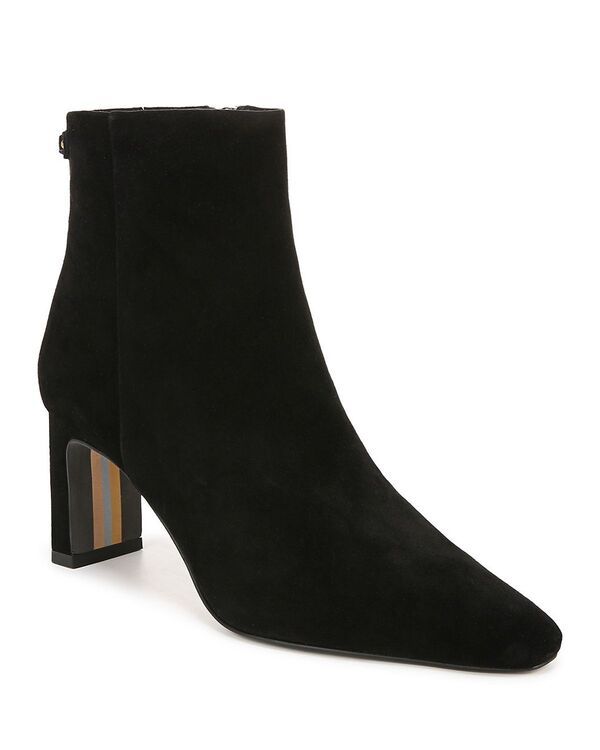 サムエデルマン レディース シューズ ブーツ・レインブーツ アンクル ヒール Sam Edelman Womensaige Pointed Toe Mid Heel Ankle Booties Bla