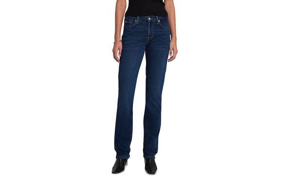 セブンフォーオールマンカインド レディース ボトムス デニムパンツ ストレート ジーンズ 7 For All Mankind Kimmie Mid Rise Straight Leg Jeans in