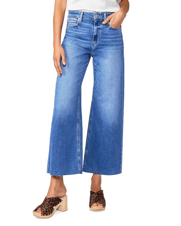 ペイジ レディース ボトムス デニムパンツ ワイドレッグ アンクル ジーンズ PAIGE Anessa High Rise Wide Leg Ankle Jeans Rock Show Distres