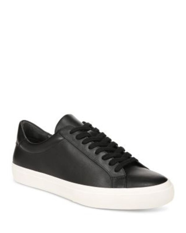ヴィンス メンズ シューズ スニーカー レース Vince Mens Fulton LaceUp Sneakers BlackWhite ホワイト
