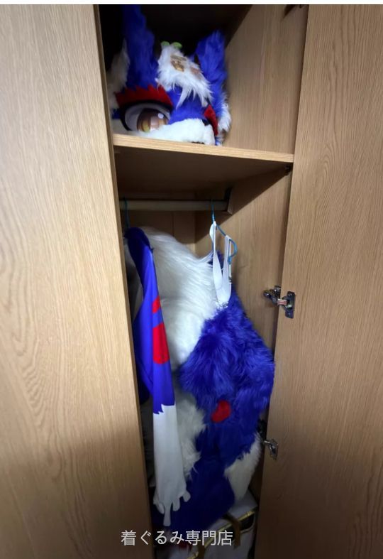 狼　犬　猫　着ぐるみ ヘッド全頭　ヘッド ケモノ ファースーツ ぬいぐるみ コスプレ コスチューム Kurumi 一点物 D13