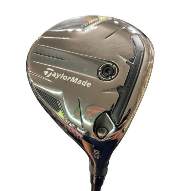 【中古】 テーラーメイド Qi35 5W フェアウェイウッド FW Diamana SILVER TM55(Qi35 FW) (フレックスS) メンズ 男性用 右利き 右用 Cランク ゴルフクラブ