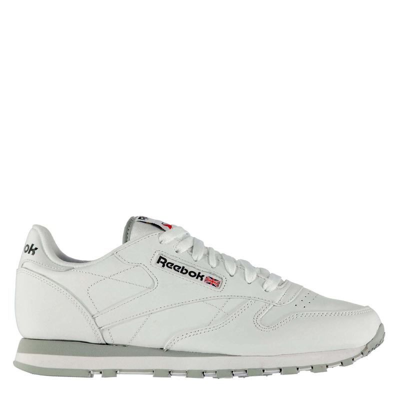 リーボック メンズ シューズ スニーカー レザー Reebok Classic Leather Mens Trainers White ホワイト