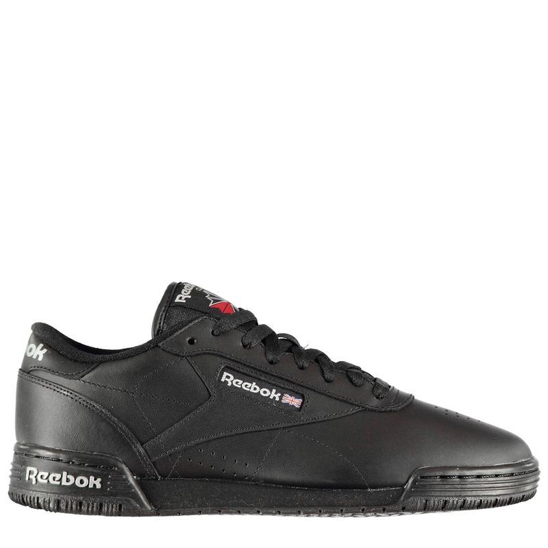 リーボック メンズ シューズ スニーカー Reebok Exofit Low Mens Trainers BlackSilver ブラック