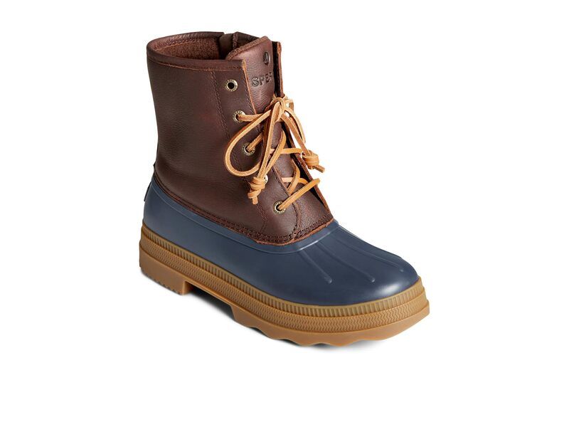 スペリー レディース シューズ ブーツ・レインブーツ レザー Sperry Saltwater 20 Leather Navy1