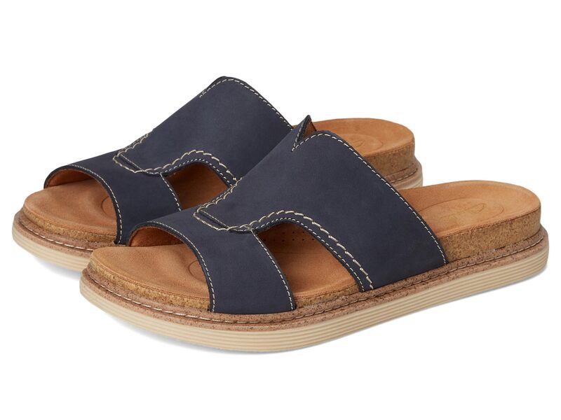 クラークス レディース シューズ サンダル Clarks Arwell Walk Navy Nubuck ネイビー