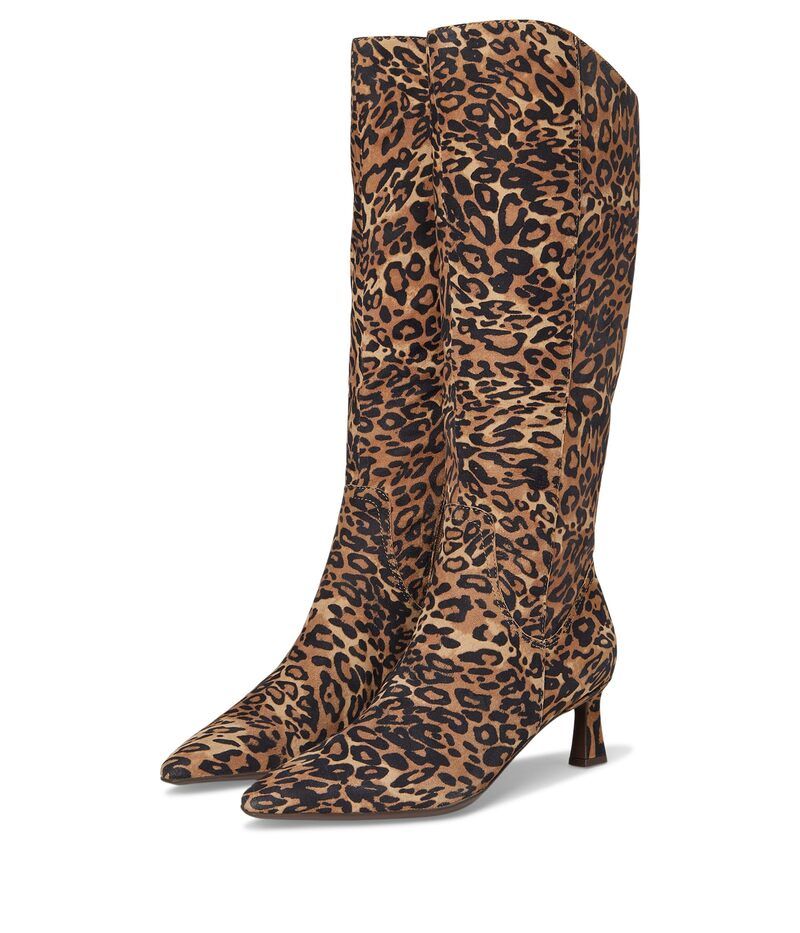 ナチュライザー レディース シューズ ブーツ・レインブーツ Naturalizer Deesha Knee High Boots Leopard Print Suede アニマル