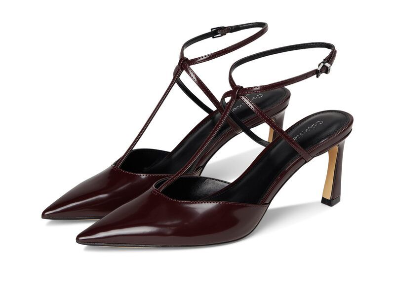 カルバンクライン レディース シューズ ヒール Calvin Klein Avriel Dark Red レッド