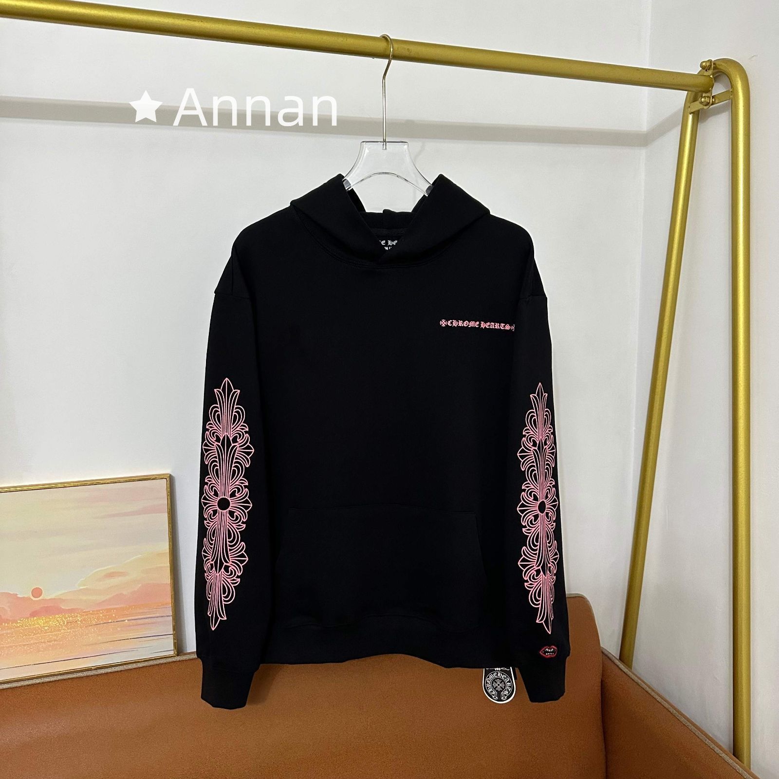 新品に近い 新型 人気 人気 新品 タグ付 CHROME HEARTS クロムハーツ パーカー シンプルフード付きパーカー ユニセックス