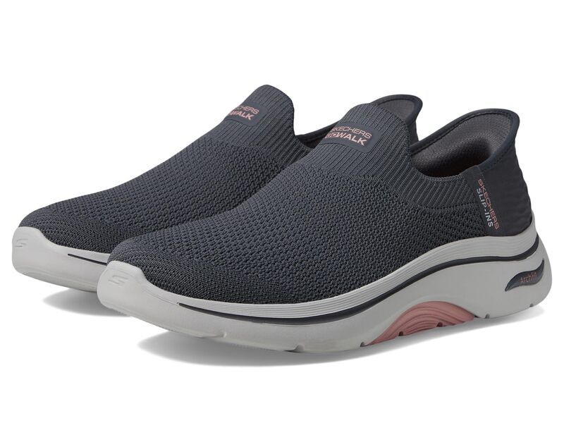 スケッチャーズ レディース シューズ スニーカー SKECHERS Performance Go Walk Arch Fit 20 Val Hands Free SlipIns CharcoalPin