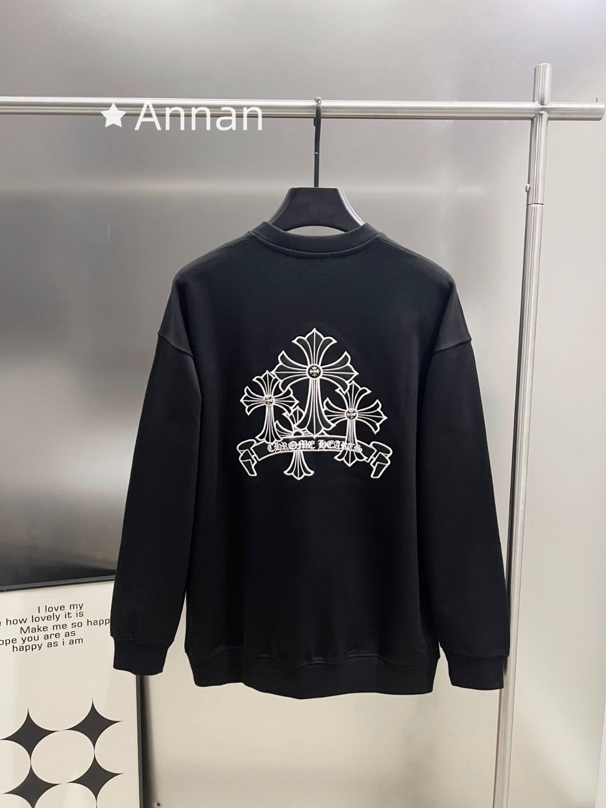 極美品 新品 タグ付 CHROME HEARTS クロムハーツ パーカー シンプルフード付きパーカー ユニセックス