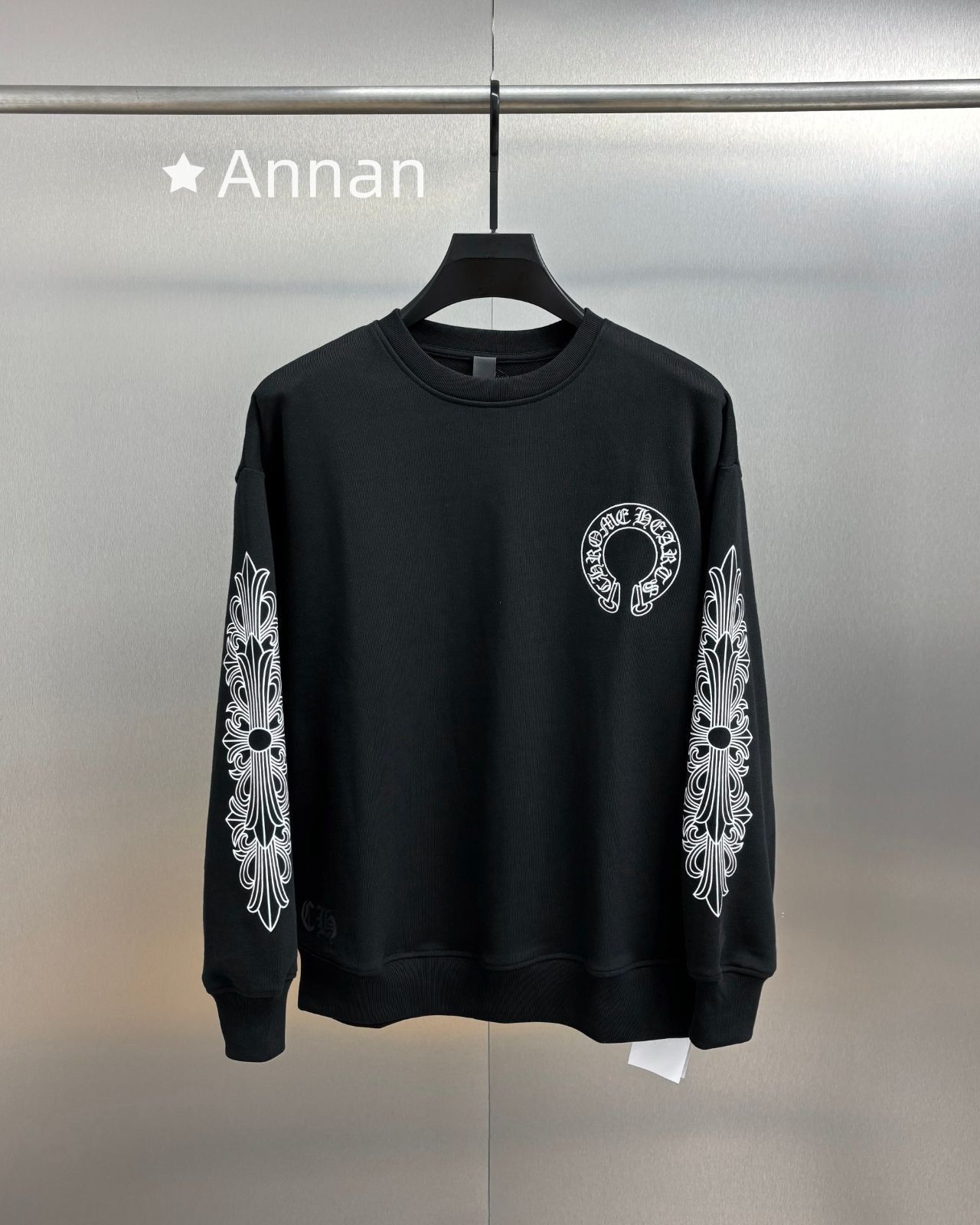 実用性 【極美品】新品 タグ付 CHROME HEARTS クロムハーツ パーカー シンプルフード付きパーカー ユニセックス