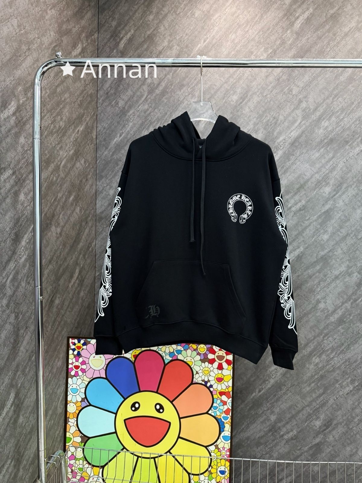 【限定】送料無料新品 タグ付 CHROME HEARTS クロムハーツ パーカー シンプルフード付きパーカー ユニセックス